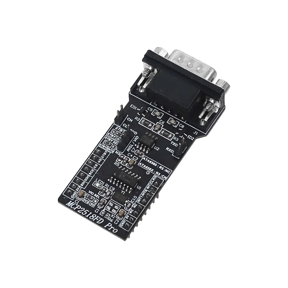 SPI-CANFD 변환 모듈 (MCP2518FD+ATA6560 트랜시버)-CAN 버스 통신 모듈 (MCP2515 대비 성능 향상) [ZTX102-047]