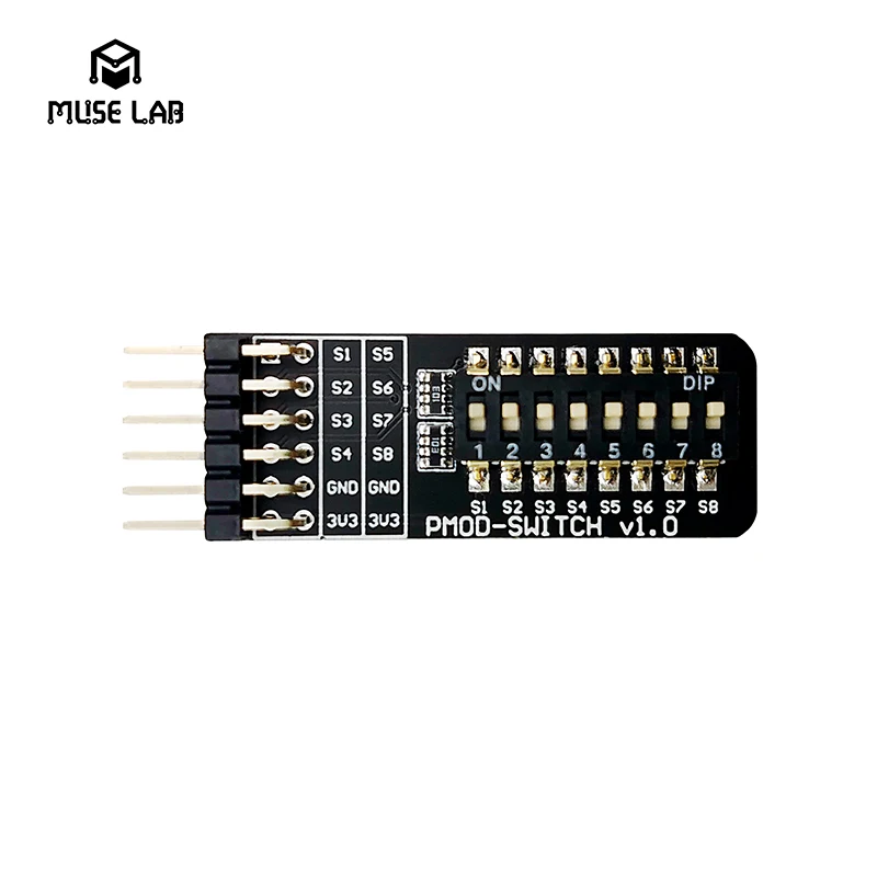 PMOD-SWITCH 확장 보드 iCESugar FPGA 확장 모듈 8비트 DIP 스위치 PMOD 인터페이스 [MUSE-LAB-39]