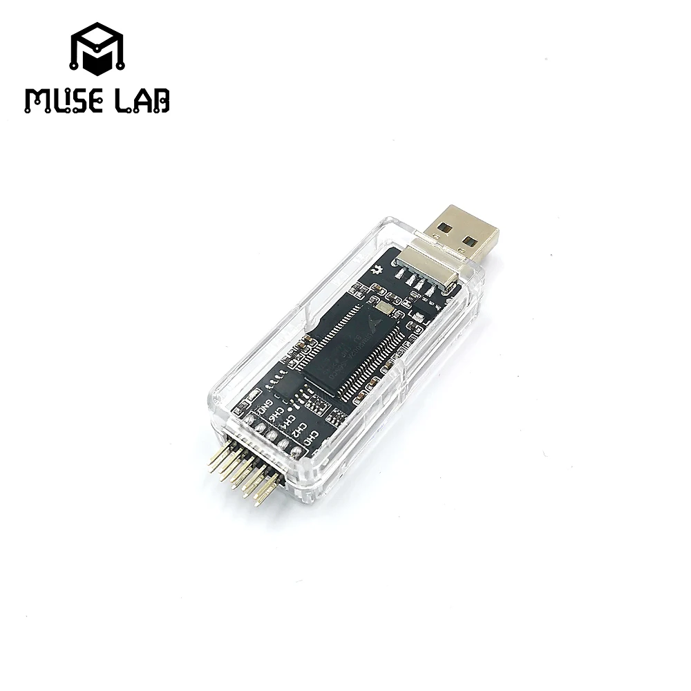 NanoDLA 로직 애널라이저 마이크로컨트롤러 ARM FPGA 디버깅 도구 24M 샘플링 8채널 오픈 소스 [MUSE-LAB-37]