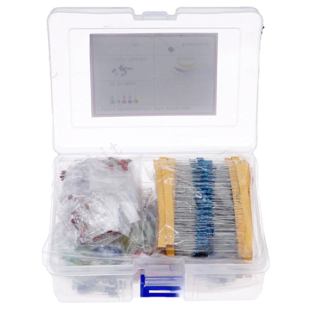 7가지 상용소자 패키지 저항용량 삼극관 다이오드 혼재 DIY 보수 실험용 전자소자 [ZKA31-004]