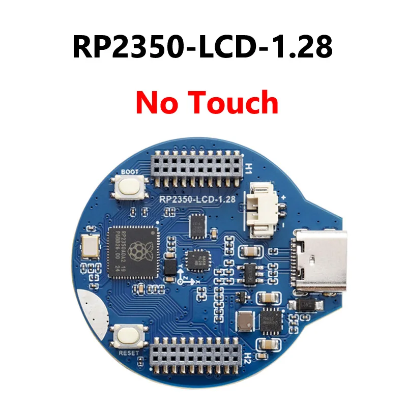 라즈베리 파이 Pico RP2040 개발 보드 1.28인치 원형 LCD 터치 디스플레이 자이로 센서 [SpotPear-123]