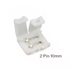 저압 LED 무용접 커넥터 나전 램프 스트립 빠른 연결 2PIN 10mm 50PCS [ZC006-002]