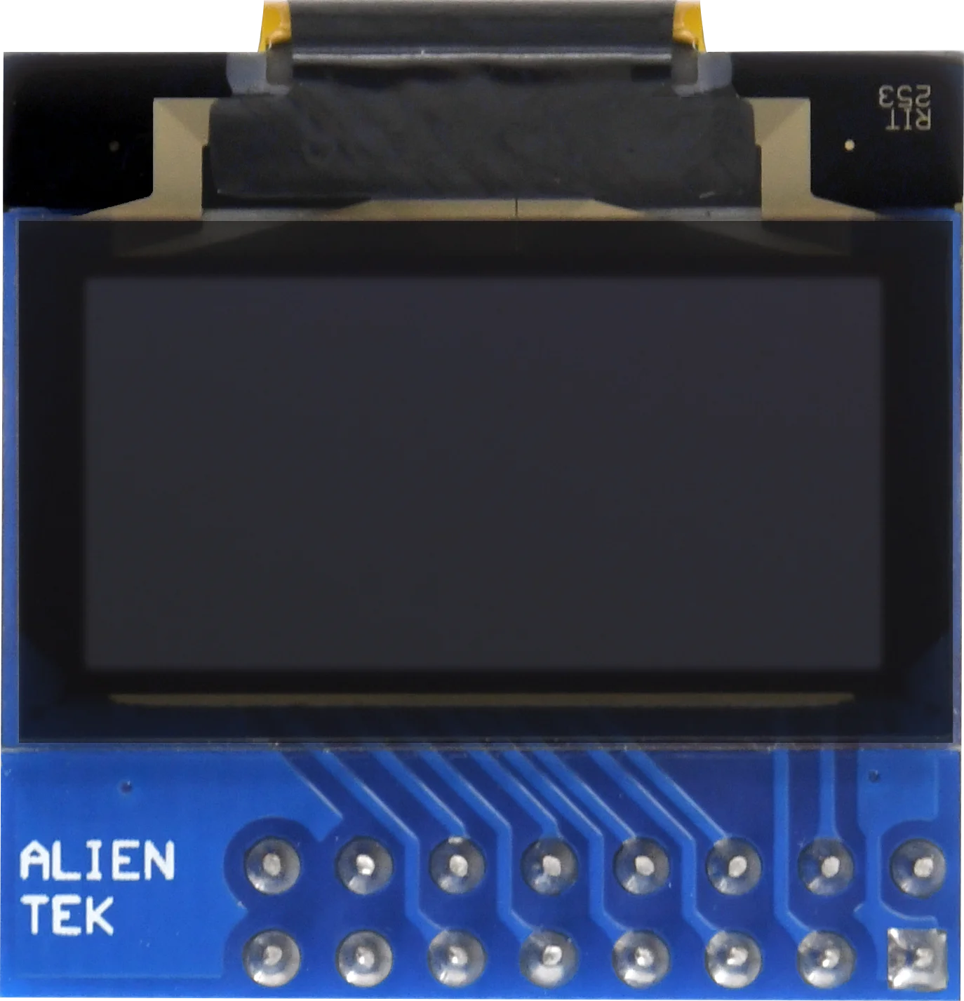 0.96인치 OLED 디스플레이 모듈 (순청색) - 128x64 해상도 STM32 드라이버 자료 포함 [ALIENTEK-24]