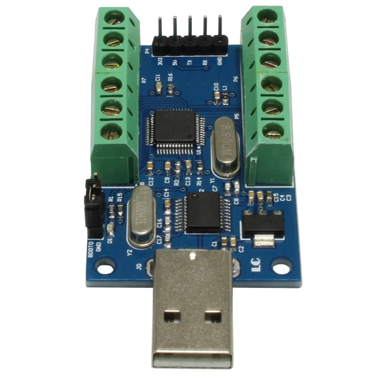 USB 인터페이스 10 채널 12 비트 ADC 데이터 수집 STM32 [LCTECH-58]