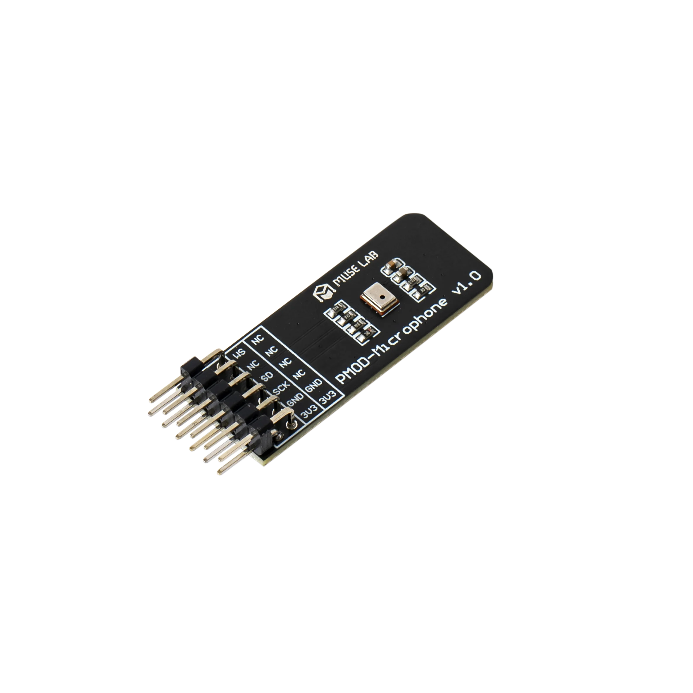 PMOD-Microphone 확장 보드-FPGA 확장 모듈-디지털 마이크-표준 PMOD 인터페이스 | I2S 프로토콜 [MUSE-LAB-44]