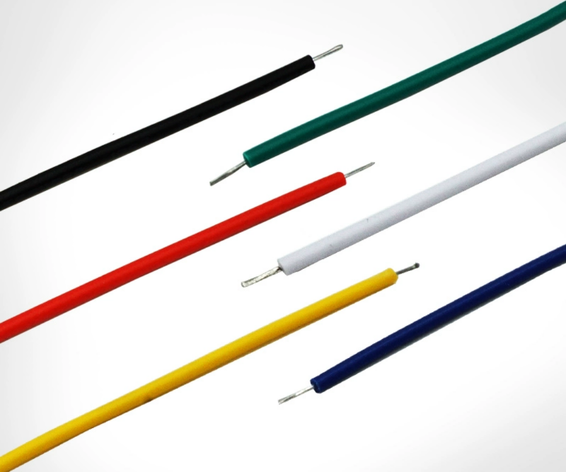 UL1007 24AWG 50mm 양두주석도금연결라인 1000pcs [ZCE062-001]