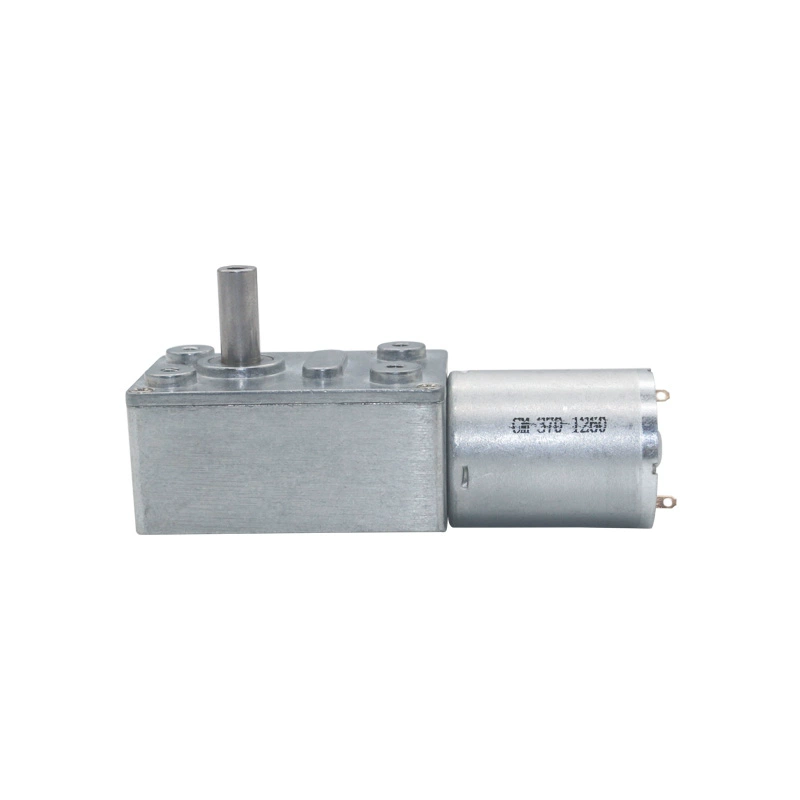 JGY-370 웜기어 감속 모터 (12V 저속-6V 자동잠금-24V 고토크 미니 모터) [ZMA029-003]