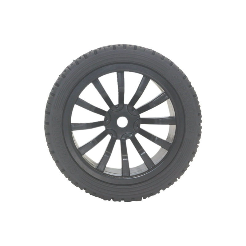 SZCMMOTOR 스마트 카 모터 휠+밸런싱 차량 타이어 (65mm) 로봇 주행 바퀴 [MC005-001]