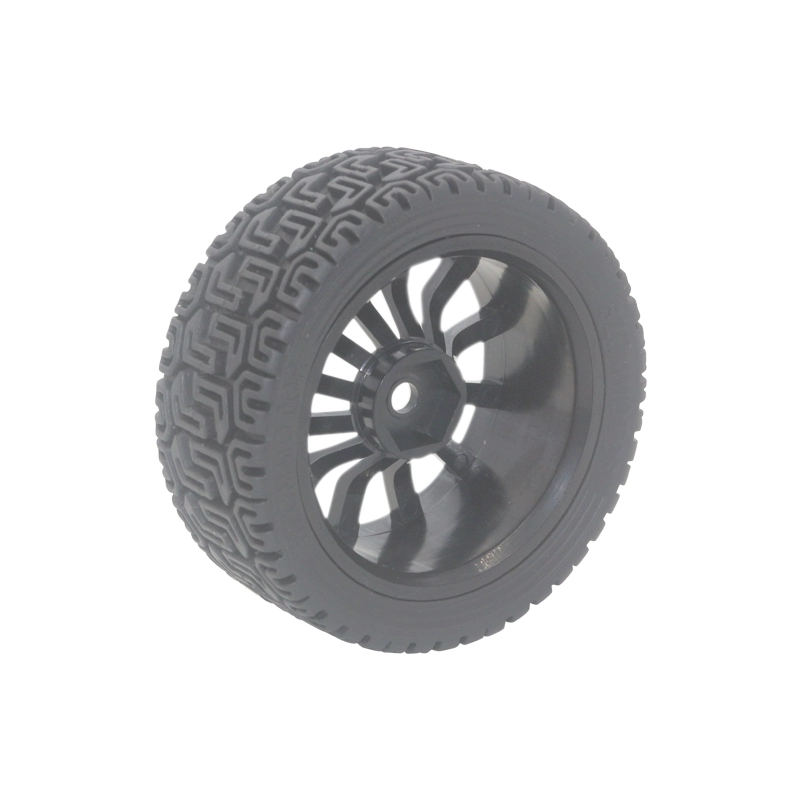 SZCMMOTOR 스마트 카 모터 휠+밸런싱 차량 타이어 (65mm) 로봇 주행 바퀴 [MC005-001]