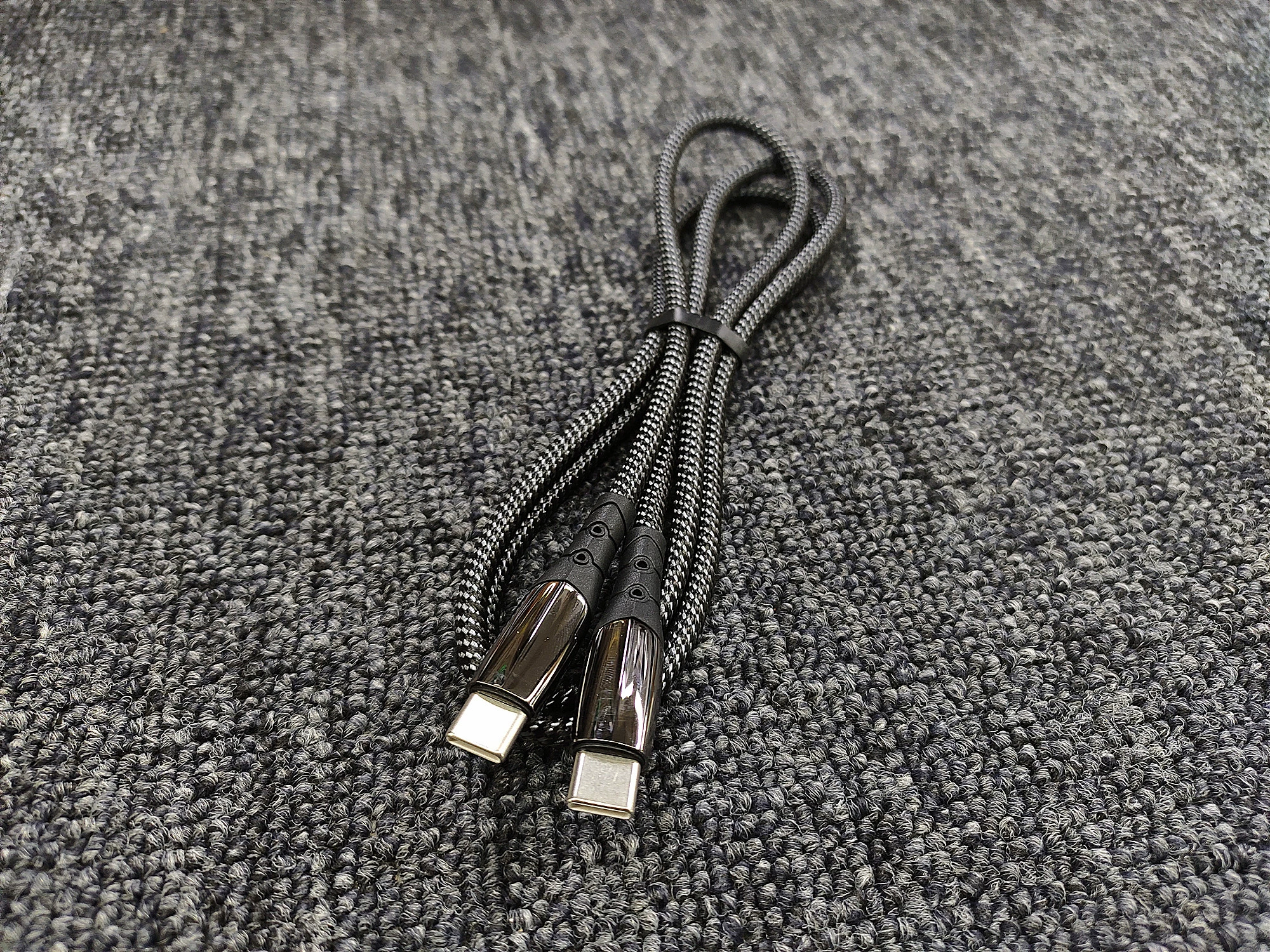 해외주문 Type-C to Type-C PD 60W 6A 고속충전 나일론 브레이드 케이블 (iPad Pro 호환) 2M [ZBL034-107]