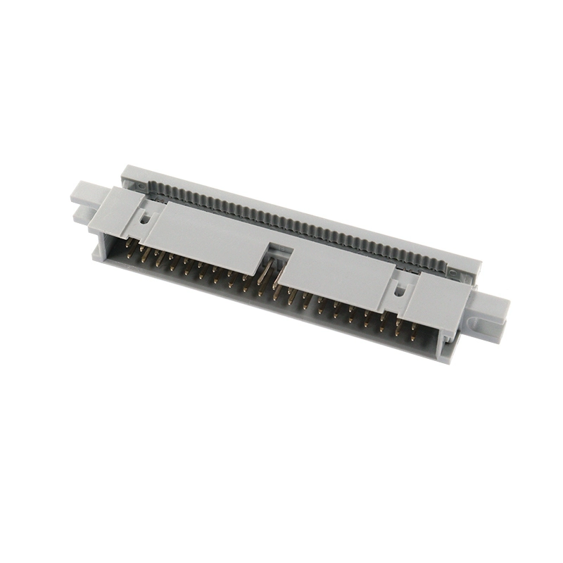 압착식 간편 코너 2.54mm 그레이 리본 케이블 소켓 귀 고정 DC3-10 14 16 40 50 64P [ZCG006-014]