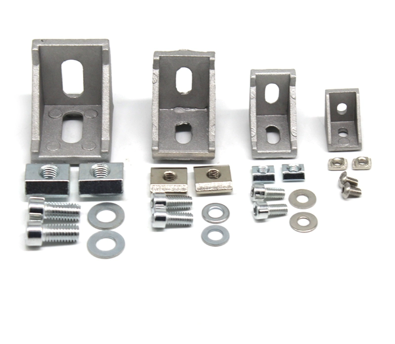 알루미늄 각코드 DIY 연결 고정대 L 형 고정대 알루미늄 합금 고정대 직각 90도 5PCS [ZGA049-064]