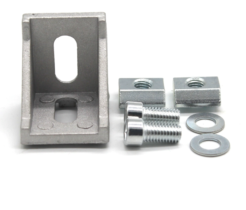 알루미늄 각코드 DIY 연결 고정대 L 형 고정대 알루미늄 합금 고정대 직각 90도 5PCS [ZGA049-064]