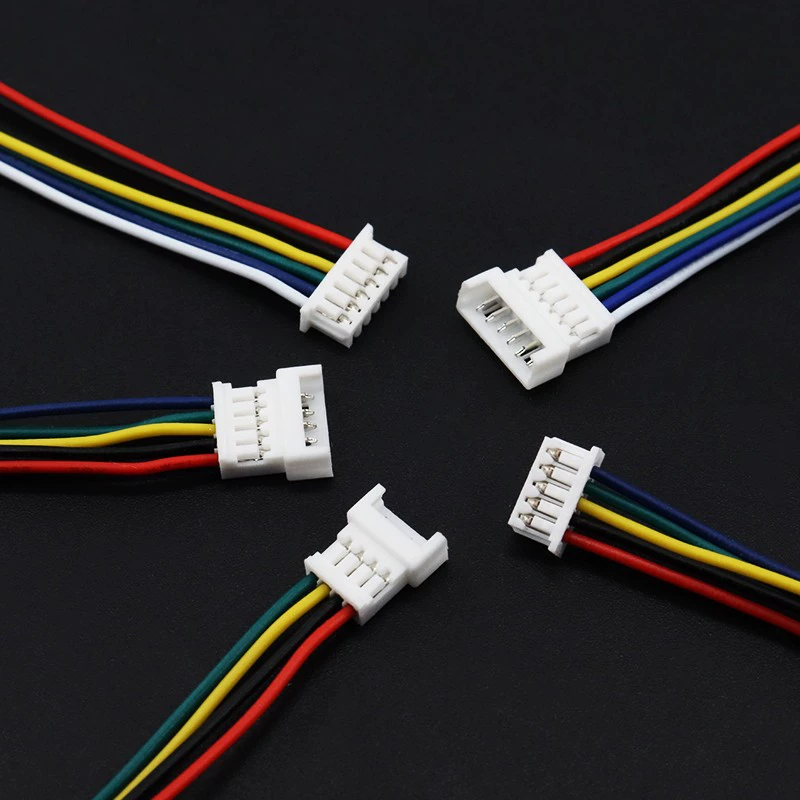 1.25mm 에어본 대조 연결선 2P3P4P5P6P 수-암 커넥터 대조 단자선 단일 헤드 전자선 [ZBA032-034]
