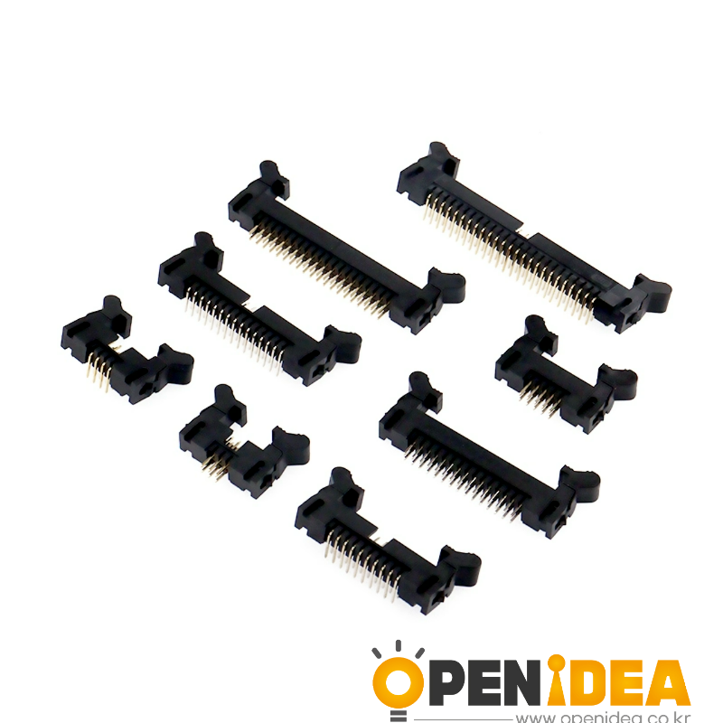 DC2 소켓 2.0mm 간격 직-휀 핀 6-8-10-16-18-20-40-64P 카드 후크 스냅 [ZCG006-007]