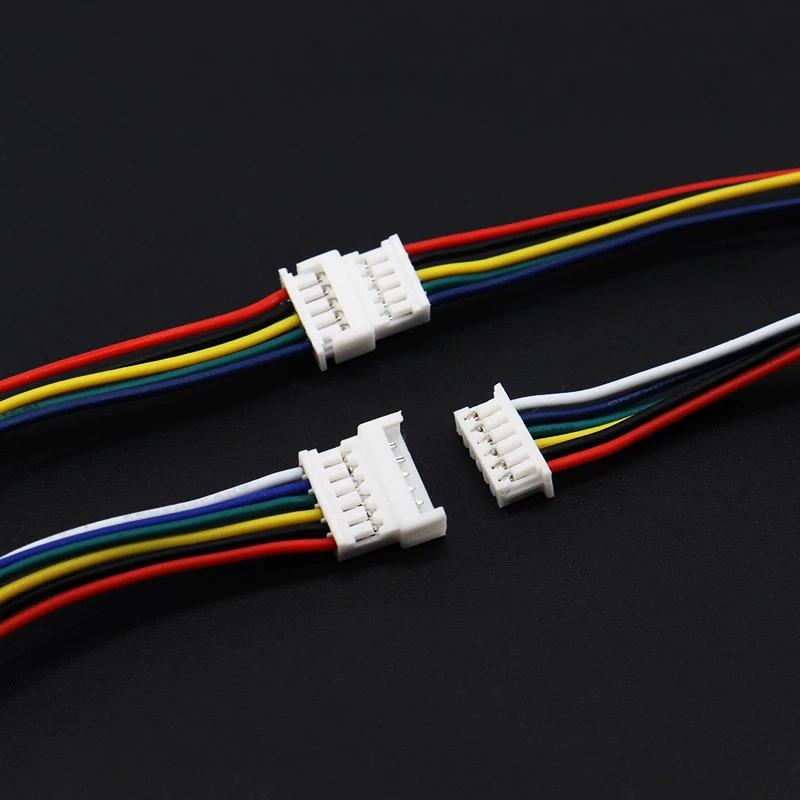1.25mm 에어본 대조 연결선 2P3P4P5P6P 수-암 커넥터 대조 단자선 단일 헤드 전자선 [ZBA032-034]