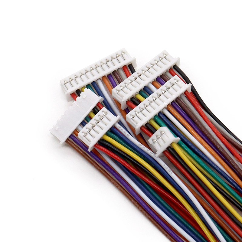 1.25mm 피치 단자 선 28AWG (싱글-더블 엔드) 컬러 전선 2~12핀 10CM [ZBE006-010]