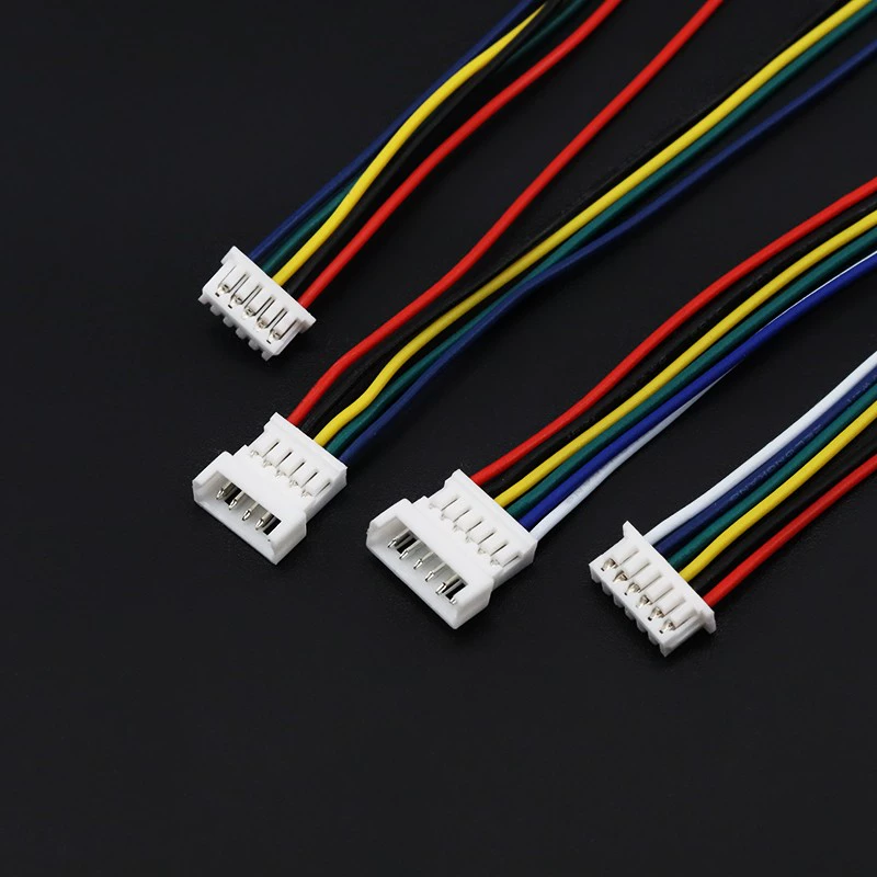 1.25mm 에어본 대조 연결선 2P3P4P5P6P 수-암 커넥터 대조 단자선 단일 헤드 전자선 [ZBA032-034]