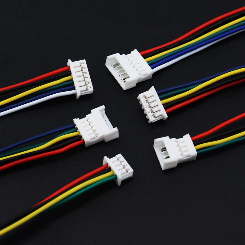 1.25mm 에어본 대조 연결선 2P3P4P5P6P 수-암 커넥터 대조 단자선 단일 헤드 전자선 [ZBA032-034]