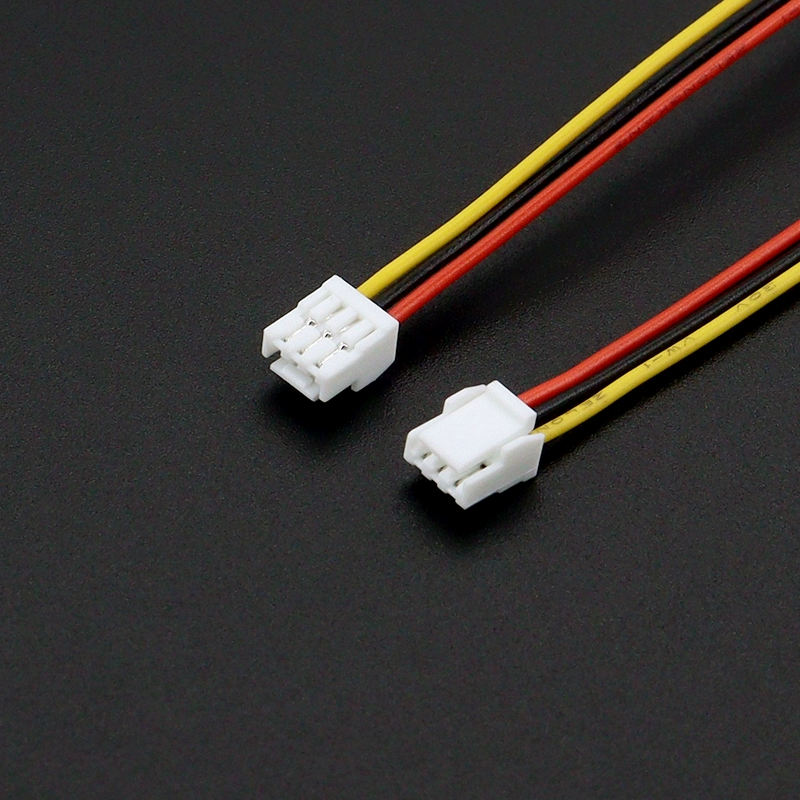 GH1.25 단자선 커넥터 플러그 피치 1.25mm 싱글-듀얼 헤드 2-3-4-5-6-7-8핀 락킹 장치 일체형 [ZBE006-007]
