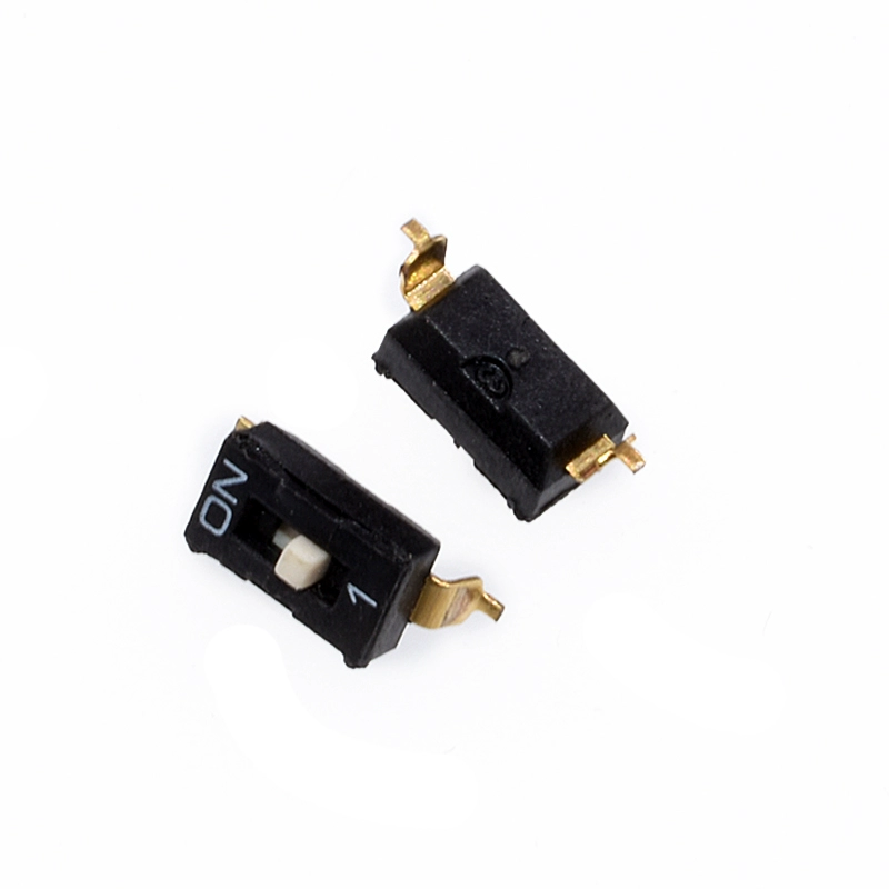 표면실장(SMD) DIP 스위치 2.54mm 피치 1-2-3-4-5-6-8위치 금도금 핀 [ZSB010-008]
