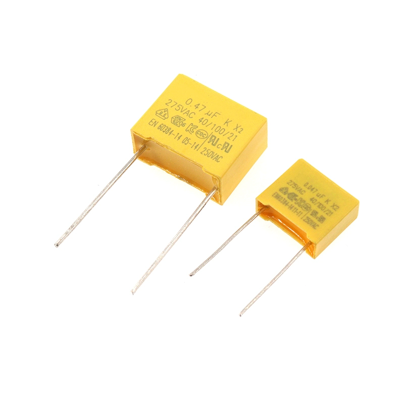 X2 안전 커패시터 0.047μF (473) 0.47μF (474) 470nF 275VAC 리드 간격 15mm-20mm [ZCN001-057]