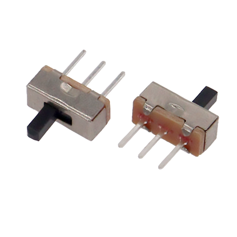 100PCS SS12D00G2-G3-G4-G5 소형 토글 스위치 3핀 2단 수평 측면 슬라이드 핸들 높이 2-3-4-5MM [ZSB010-004]