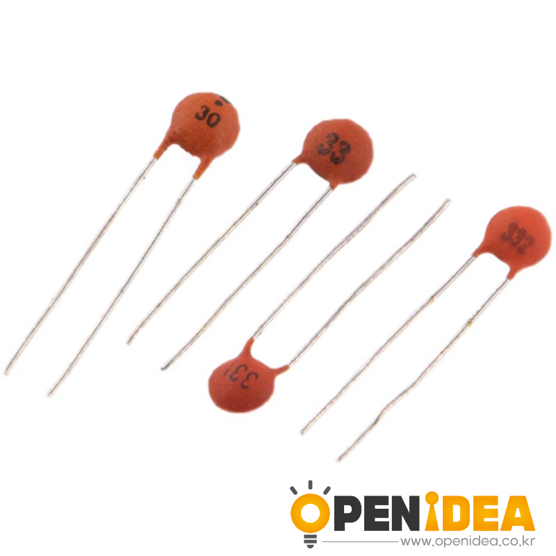 세라믹 커패시터 30pF 33pF 330pF 3.3nF 331-33PF-332-30PF 50V 세라믹 커패시터 [ZCN001-055]