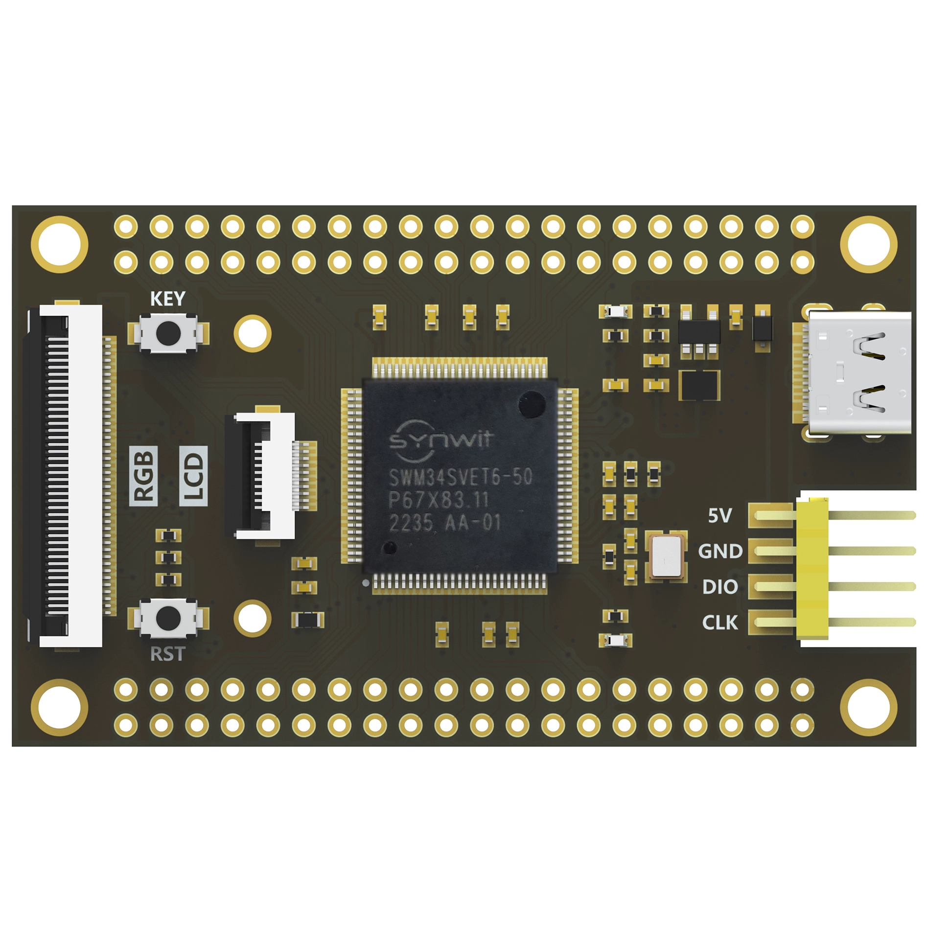 SWM34SVET6 소형 시스템 보드 코어 보드 화신웨이테 중국산 가성비 STM32F429 반커 초월 [FANKE-01]