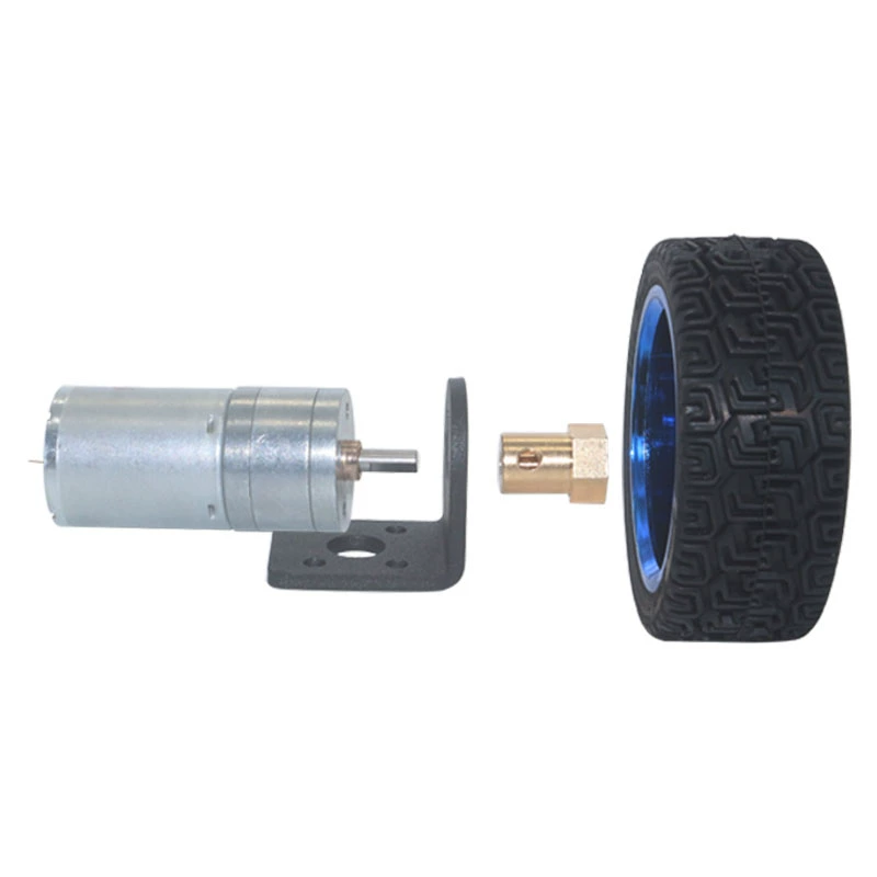 JGA25-370 콤팩트 모터 스탠드 커플링 65MM 바퀴 모델 DIY 콤팩트 섀시  [ZMA029-005]