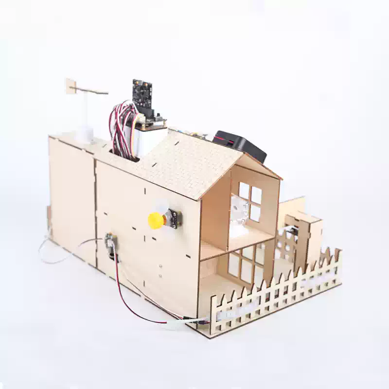 스마트 홈 DIY 스마트 홈 제어 시스템 메이커 프로젝트용 소형 하우스 키트 창작 및 교육용 메이킹 프로젝트 [Xyuanli-222] 