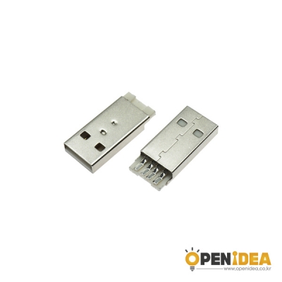 USB 커넥터 A 타입 Male 스트레이트 SMD (1묶음/10개) [OPEN-CB001-019]