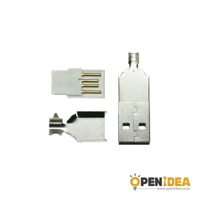 USB 커넥터 A 타입 Male 스트레이트 SMD (1묶음/10개) [OPEN-CB001-021]