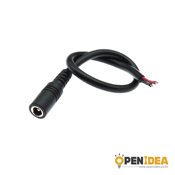 DC 플러그 케이블 FEMALE 와이어 30CM [OPEN-BI001-004]