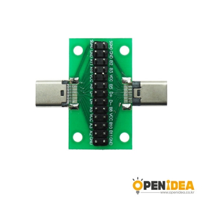 USB3.1 C TYPE M/F 테스트 보드(+핀헤더) [OPEN-PA008-002]