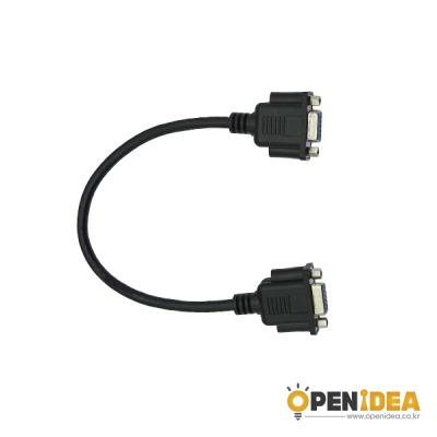 VGA (RGB) M/F 케이블 30CM [OPEN-BL002-019]