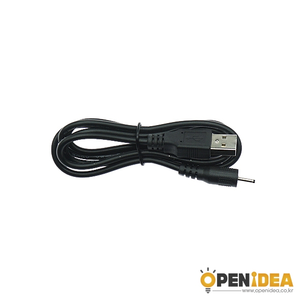 USB 전원 DC 케이블 2.0x0.6(M) 1M [OPEN-BL006-001]