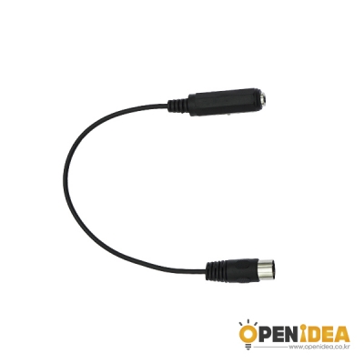 DIN 5P (M) to DC6.5 (F) 케이블 35CM [OPEN-BL002-028]
