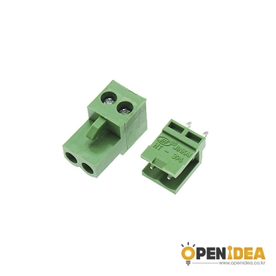 터미널블럭 HT3.96 (2P) 3.96mm (1묶음/암수10세트) [OPEN-CE002-001]