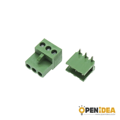 터미널블럭 HT3.96 (R) (3P) 3.96mm (1묶음/암수10세트) [OPEN-CE002-007]