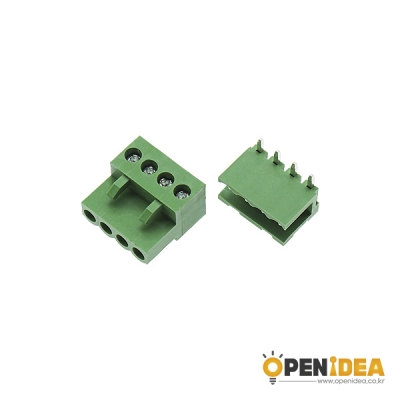 터미널블럭 HT3.96 (R) (4P) 3.96mm (1묶음/암수10세트) [OPEN-CE002-008]