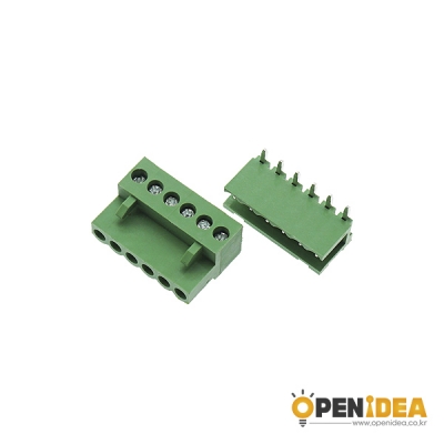 터미널블럭 HT3.96 (R) (6P) 3.96mm (1묶음/암수10세트) [OPEN-CE002-010]