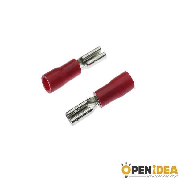 압착단자 REC 플러그 PG 단자 2.8mm (빨강) (1묶음/50개) [OPEN-CE003-012]