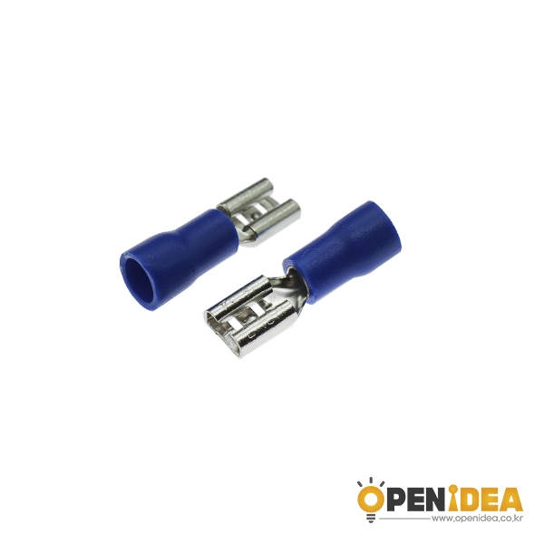 압착단자 REC 플러그 PG 단자 4.8mm (파랑) (1묶음/50개) [OPEN-CE003-013]
