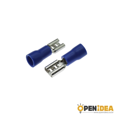 압착단자 REC 플러그 PG 단자 4.8mm (파랑) (1묶음/50개) [OPEN-CE003-013]