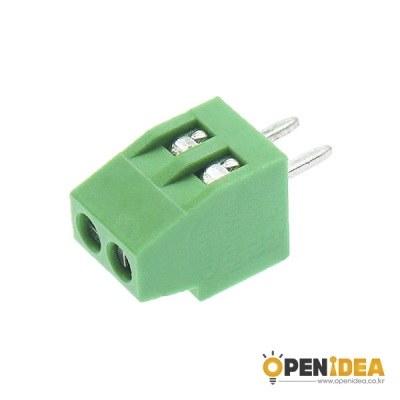 DG308-2P 2.54mm 터미널 블럭 PCB 연결 단자 (10개묶음) [OPEN-CE023-001]