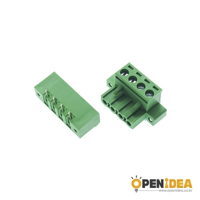 2EDGKM (R)-5.08-4P M/F 터미널블럭 5.08mm (암수/5세트) [OPEN-CE039-008]