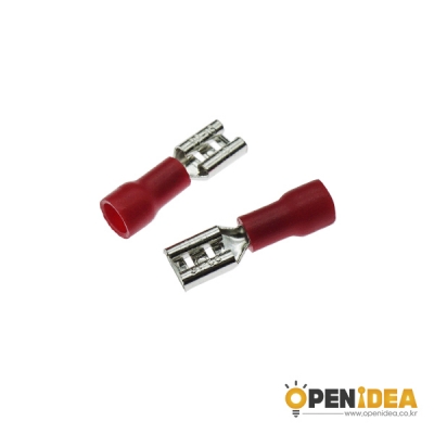 압착단자 REC 플러그 PG 단자 4.8mm (빨강) (1묶음/50개) [OPEN-CE003-016]