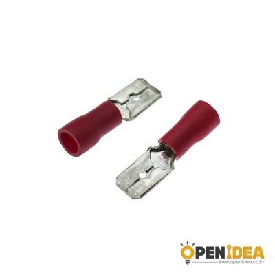 압착단자 TAP 블레이드 PG 단자 6.3mm (빨강) (1묶음/50개) [OPEN-CE003-019]