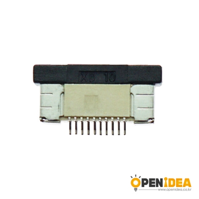 FFC 커넥터 10P SMD 0.5MM 하접점 (10개) [OPEN-CJ001-007]